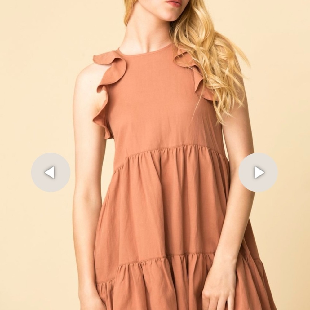 Ulla Johnson Siena Dress in Clay size 8 - Picture 2 of 9